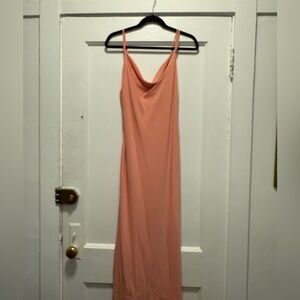 Peach Slip Dress